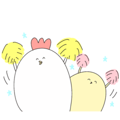 [LINEスタンプ] ニワトリとヒヨコ2