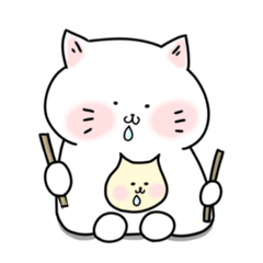 [LINEスタンプ] むっちりなねこ