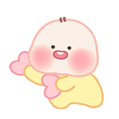 [LINEスタンプ] 小さくてかわいい赤ちゃんウチュチュ