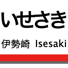 [LINEスタンプ] 伊勢崎線(東武動物公園-伊勢崎)+αの駅名