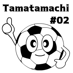 [LINEスタンプ] タマタマッチ02 サッカーボールスタンプ