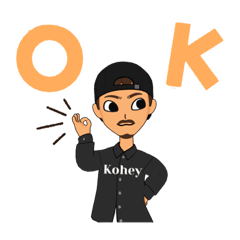 [LINEスタンプ] Koheyスタンプ ver.1