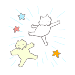 [LINEスタンプ] しろおおかみDogちゃん