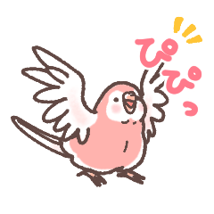 [LINEスタンプ] アキクサインコLINEスタンプ