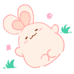 [LINEスタンプ] おひとりさまうさぎ