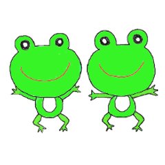 [LINEスタンプ] 可愛いカエルを使ったスタンプ