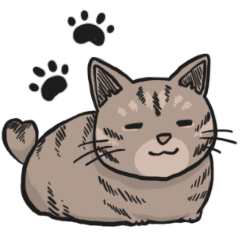 [LINEスタンプ] 猫と犬とこっそりうさぎ。