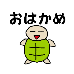 [LINEスタンプ] かめちゃん♡スタンプ