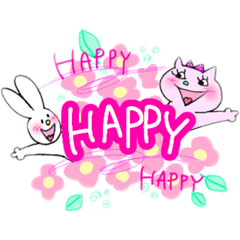 [LINEスタンプ] 毎日をちょこっとHappyに❣️(修正版)