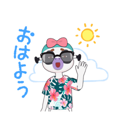 [LINEスタンプ] ピンクが好きです