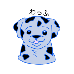 [LINEスタンプ] 首太犬