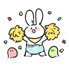 [LINEスタンプ] ちいこいベビうさ！