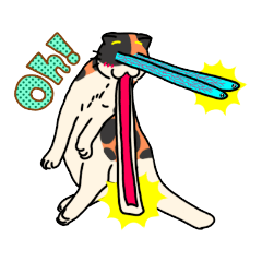 [LINEスタンプ] nekomaneki40