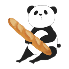 [LINEスタンプ] パンダとパン