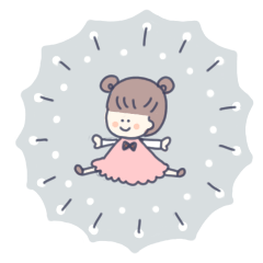 [LINEスタンプ] はっぴー！らっきー！すももちゃん！！