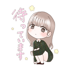 [LINEスタンプ] 女の子の日常的に使えるスタンプ