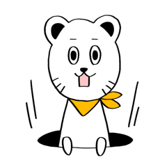 [LINEスタンプ] オコジョです。