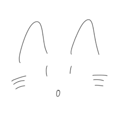 [LINEスタンプ] 手描きぬこ