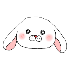 [LINEスタンプ] はにかみうさぎ vol.2