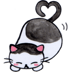 [LINEスタンプ] 珈琲屋の猫トコ＆ナッツ セリフなし(修正2)