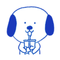 [LINEスタンプ] 青い子犬4