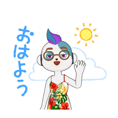 [LINEスタンプ] 最新の髪型ざます