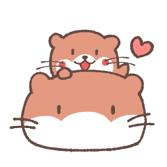 [LINEスタンプ] まいにちカワウソくん