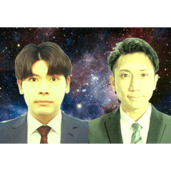 [LINEスタンプ] 銀河の人々