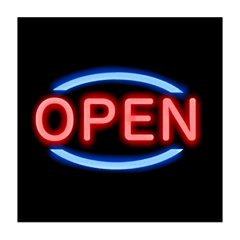 [LINEスタンプ] ネオンスタンプ(英語)Neon sign