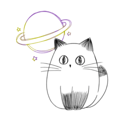 [LINEスタンプ] ふくふくねこ1