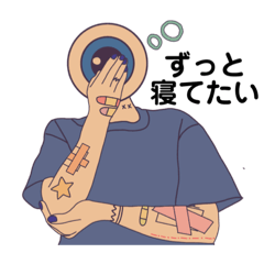 [LINEスタンプ] めだまたち。2とその他