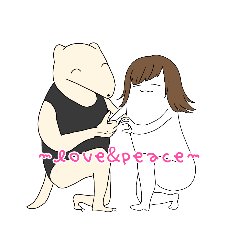 [LINEスタンプ] ありくいとわかもち ttkver.