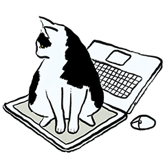 [LINEスタンプ] バットマンくん - 幸せなねこ