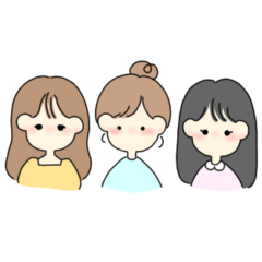 [LINEスタンプ] なかよし女子の日常