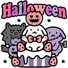 [LINEスタンプ] ハロウィン シロップ＆リボンの画像（メイン）