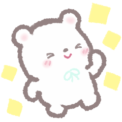 [LINEスタンプ] もこモコくまちゃん