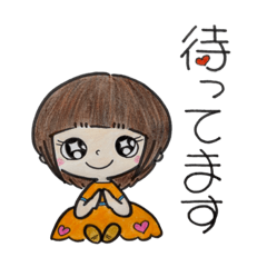 [LINEスタンプ] 【Part②】毎日使える癒し系女子スタンプ