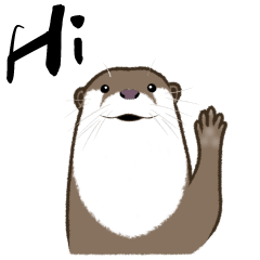 [LINEスタンプ] カワウソ家族の生活 2