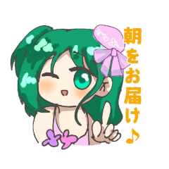 [LINEスタンプ] リンゴのマイキャラスタンプ