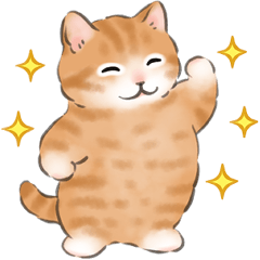 [LINEスタンプ] いろんなポーズ☆猫たちのスタンプの画像（メイン）