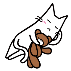 [LINEスタンプ] 素直に生きるネコ（日常2）