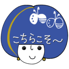 [LINEスタンプ] mottoのカラフルヘア♡