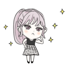 [LINEスタンプ] 毎日がんばる女の子(キャバ嬢Ver.)