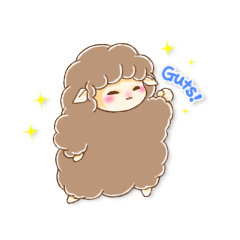 [LINEスタンプ] ふわふわひつじ’sの日常スタンプ