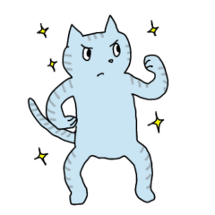 [LINEスタンプ] アオシマくんとユキノさん(猫)