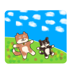 [LINEスタンプ] すずまろとたっくん