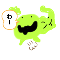 [LINEスタンプ] 片腕ムキキくん