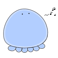 [LINEスタンプ] ぷにぷにクラゲ