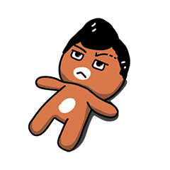 [LINEスタンプ] リーゼントでヤンキーのちびくま