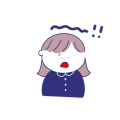 [LINEスタンプ] おんなのこちゃんスタンプ